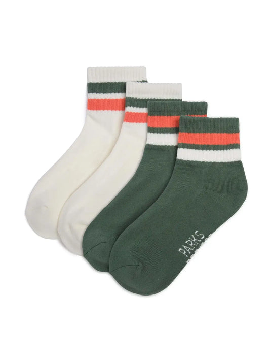 socks - trail crew quarter 2-pack m/l by parks project