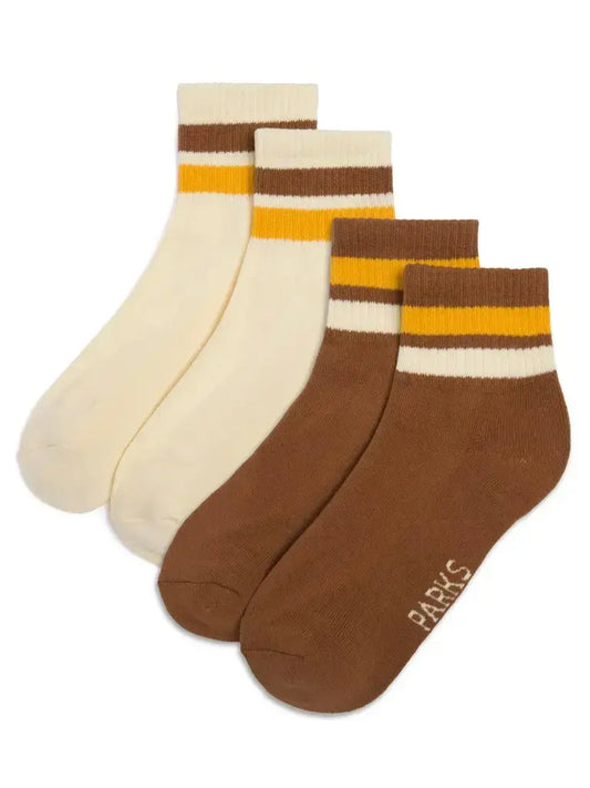 socks - trail crew quarter 2-pack m/l by parks project
