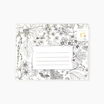 envelopes - set of 15 - tree blooms by botanica paper co.