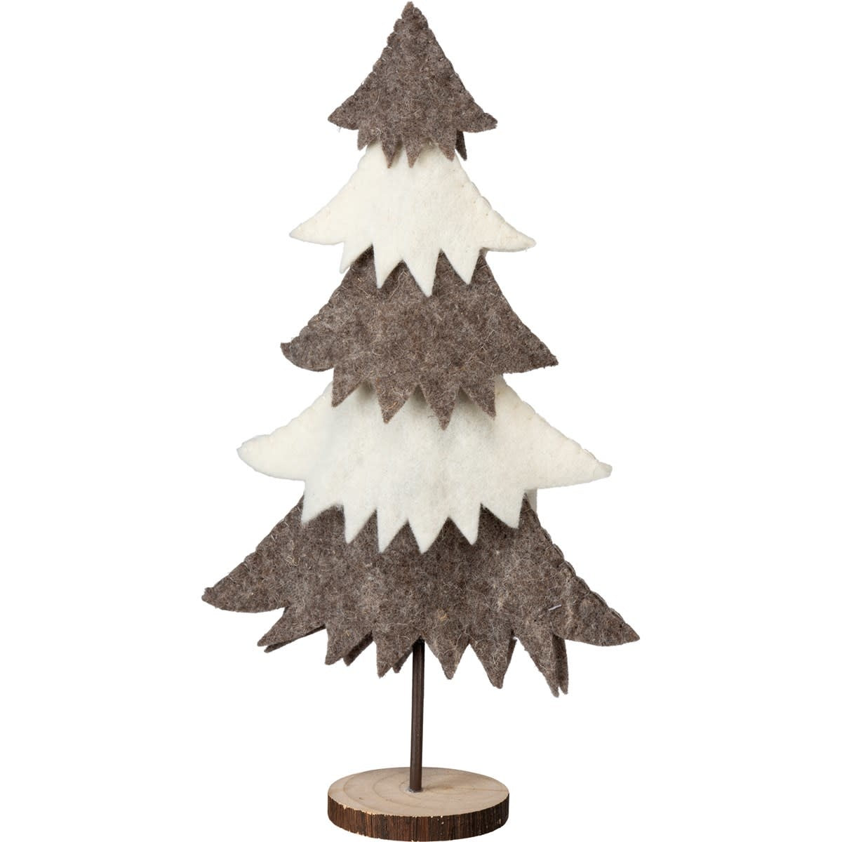 tree - felt wool - multi tiered bi-color (2 sizes) by primitives by kathy