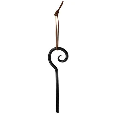 triangle dinner bell - forged iron by homart
