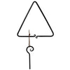 triangle dinner bell - forged iron by homart
