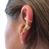 ear cuff - triple crystal by baizaar