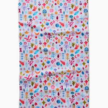 tea towel - microfiber - tula by geometry house