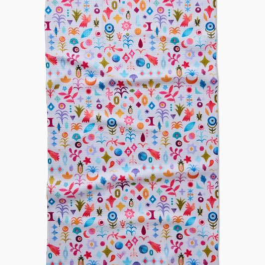 tea towel - microfiber - tula by geometry house