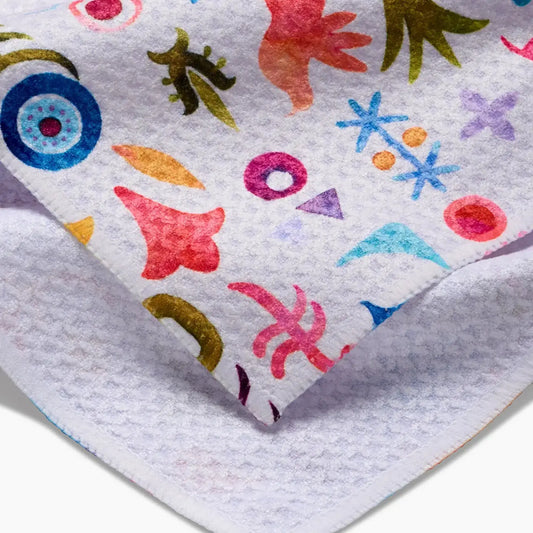 tea towel - microfiber - tula by geometry house