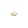 ring - twisted stacking - gold by worldfinds