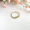 ring - twisted stacking - gold by worldfinds