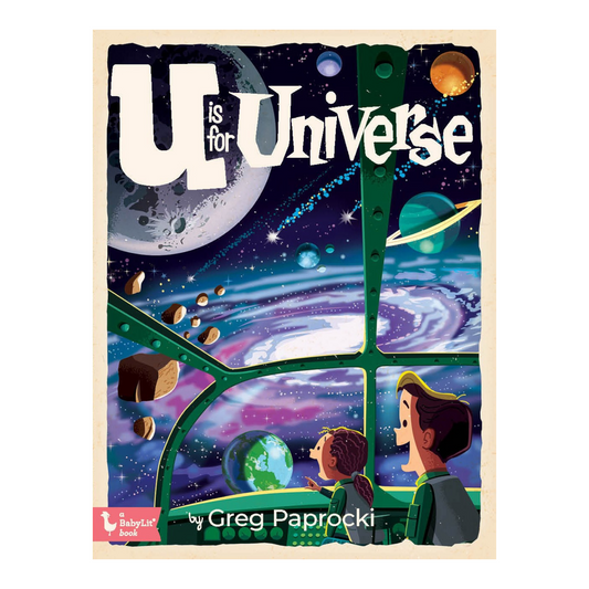 board book - alphabet - u is for universe by gibbs smith