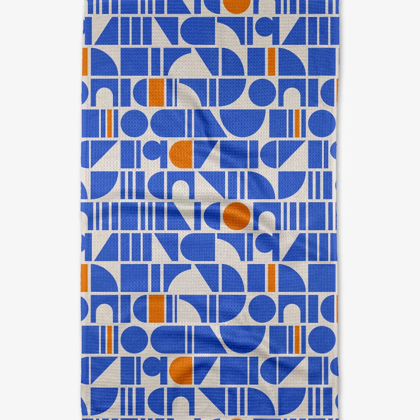 microfiber tea towel - ultra marine harmony by geometry house