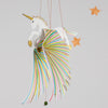 mobile - flying - unicorn golden by tulia's artisan gallery