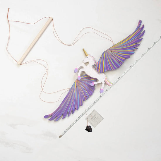 mobile - flying - unicorn purple by tulia's artisan gallery