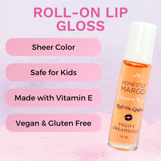 lipgloss - roll-on - unicorn kisses by honestly margo