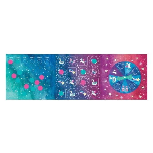 game - magnetic board - unicorn magic 4-in-a-row by chronicle books