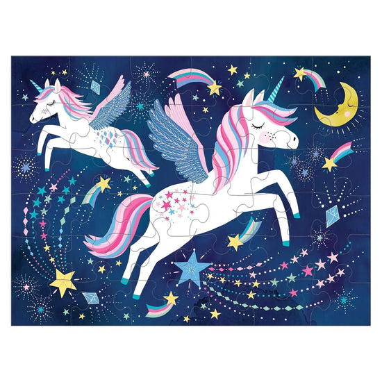 puzzle - to-go - unicorn magic by chronicle books