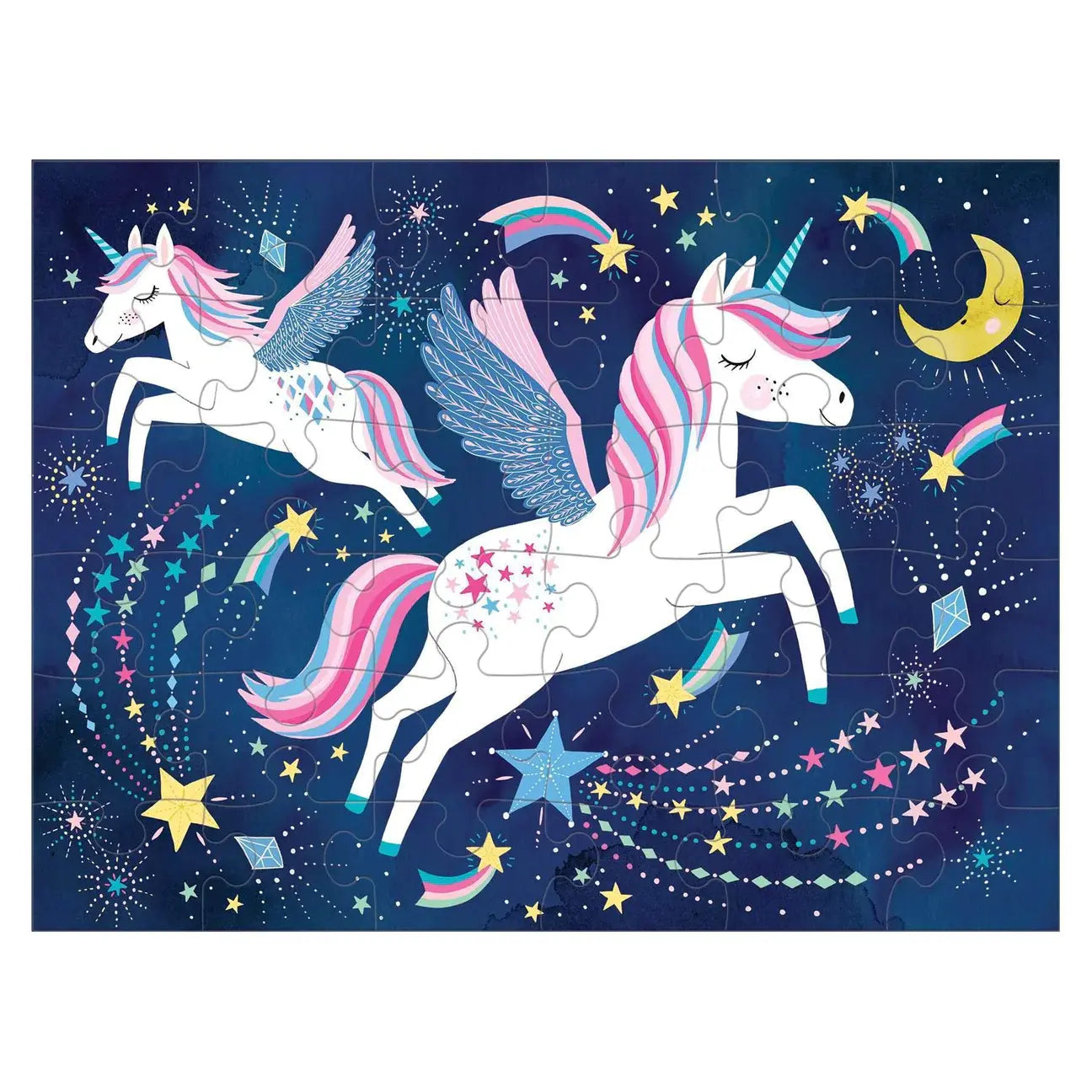 puzzle - to-go - unicorn magic by chronicle books