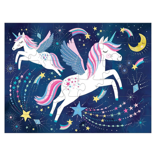 puzzle - to-go - unicorn magic by chronicle books