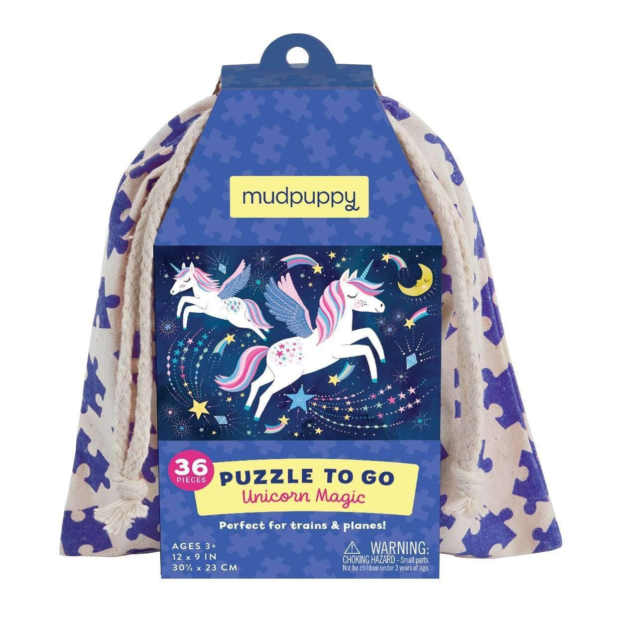 puzzle - to-go - unicorn magic by chronicle books