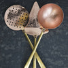 skimmer spoon - camden - hammered copper by be home