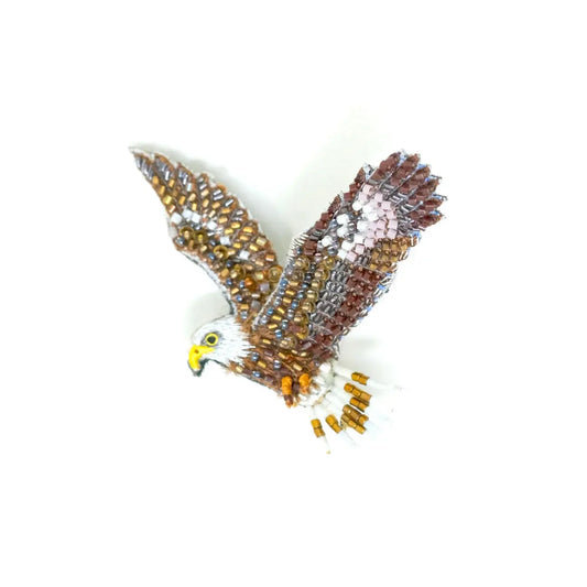 brooch pin - bald eagle by trovelore