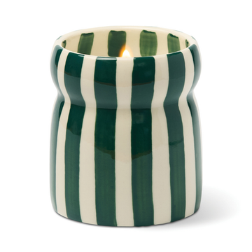 Candle | Cabana Stripe | Teal - Isla Fresa
