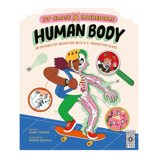 book - human body - up close & incredible by quarto usa