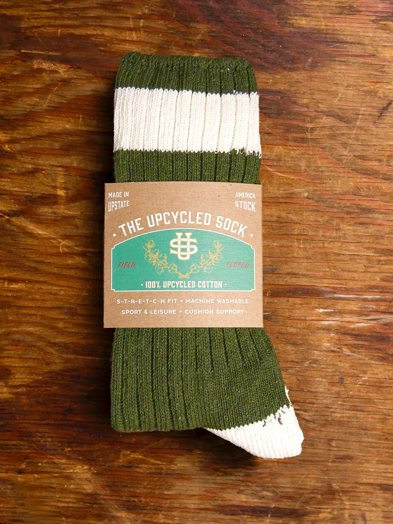 socks - upcycled cotton by upstate sock