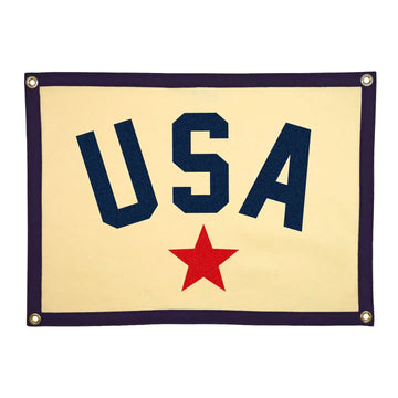 banner - camp flag - usa by oxford pennant