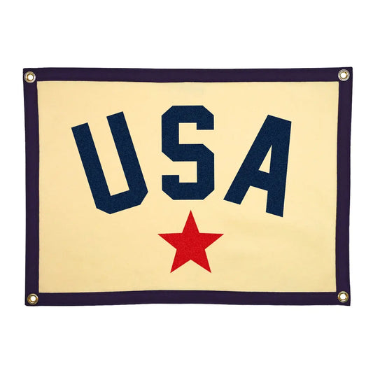 banner - camp flag - usa by oxford pennant