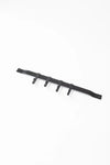 utensil bar - 4 hooks - wrought iron by millstream home
