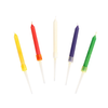 Candles | Flame Multicolored | 12 Pack