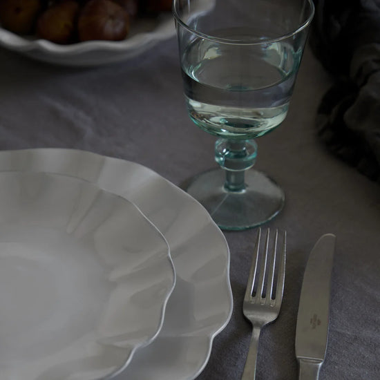 wine glass - "liso" green by casafina