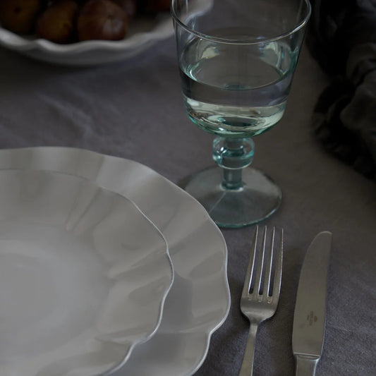 wine glass - "liso" green by casafina