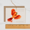 Ornament + Notecard | Bronze | Cardinal