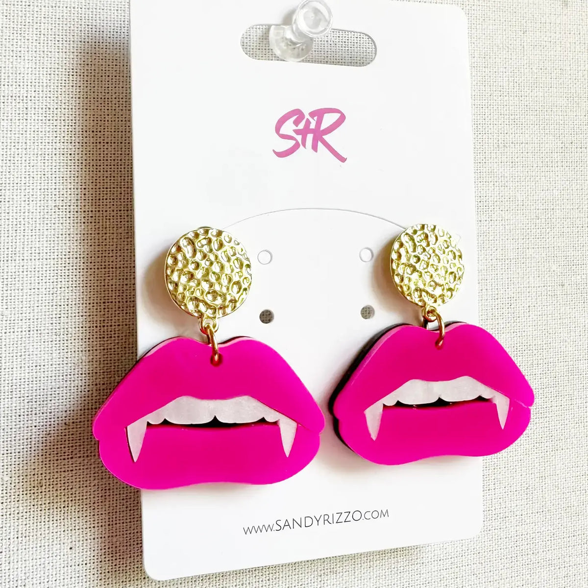 earrings - vampire dangle by sandy + rizzo
