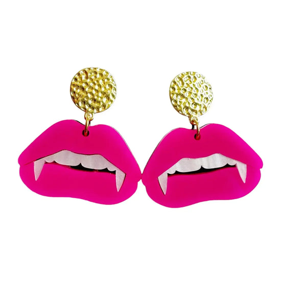 earrings - vampire dangle by sandy + rizzo