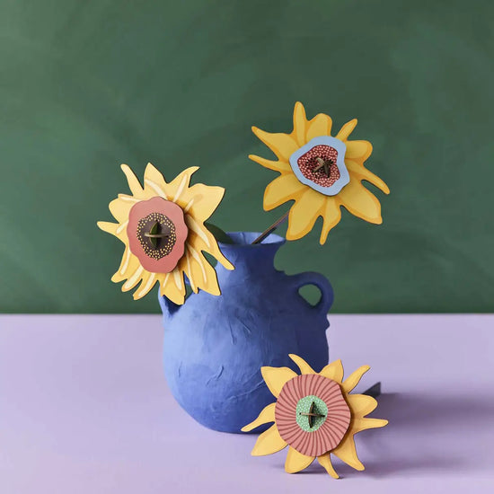 3d floral puzzle - van gogh sunflowers by studio roof