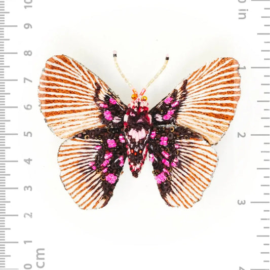 brooch pin - variable false acraea butterfly by trovelore