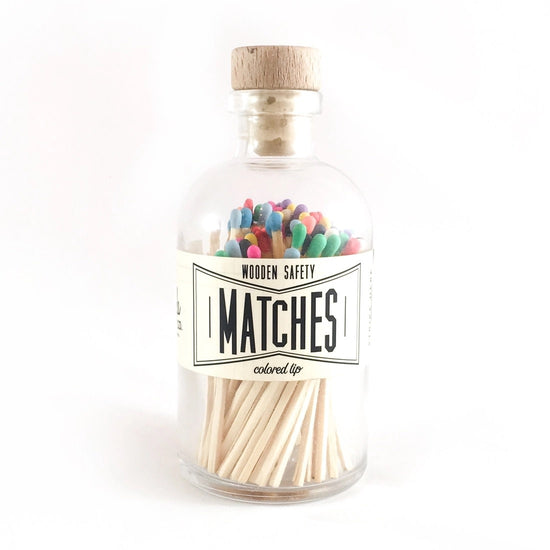 matchstick jar - vintage apothecary by made market co
