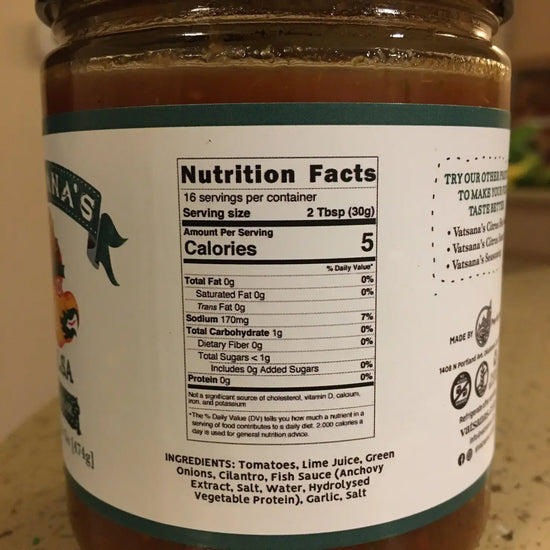 salsa - vatsana's by phaya naga foods