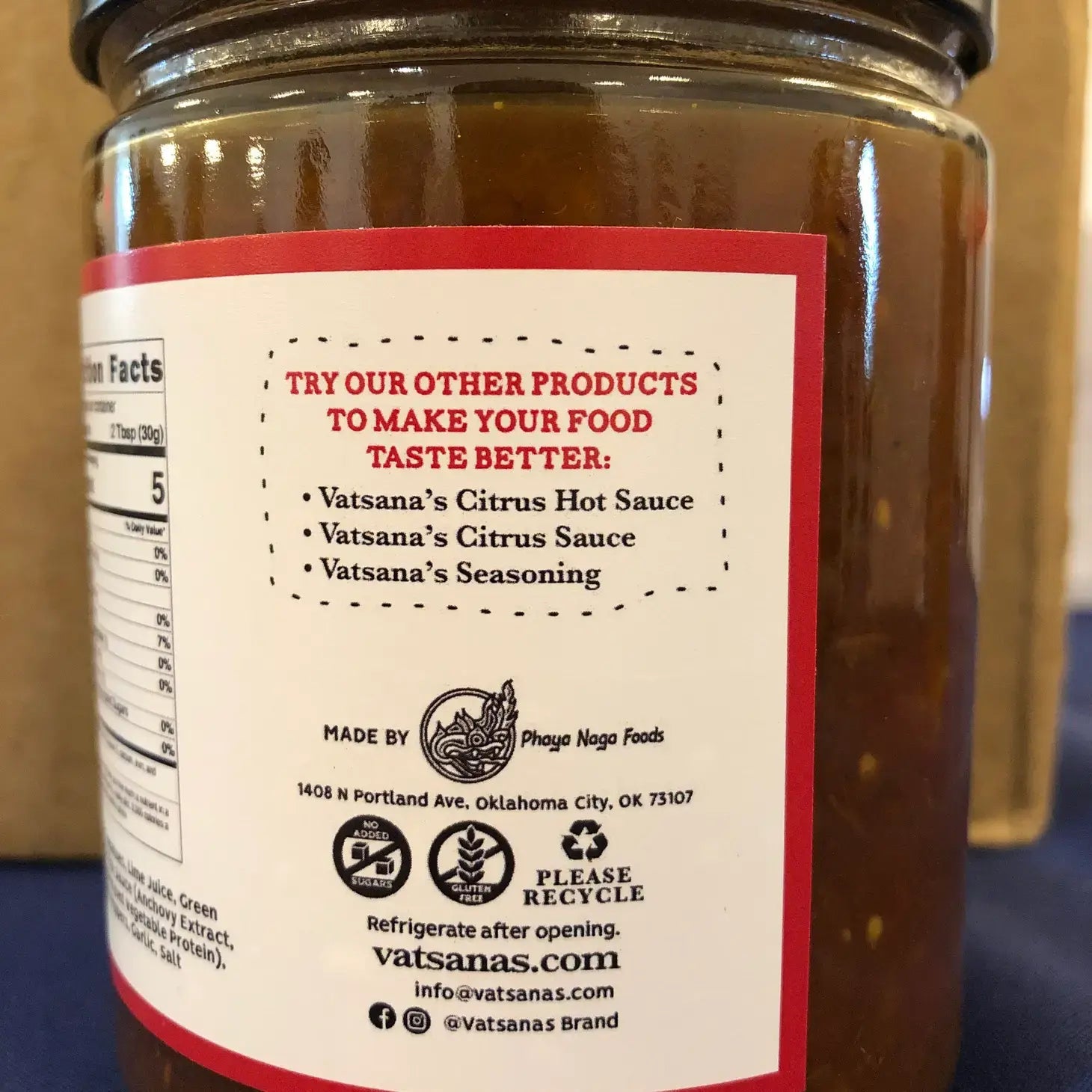 salsa - vatsana's by phaya naga foods