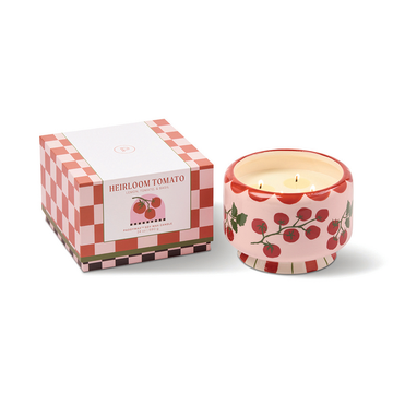 Candle | "A Dopo" Ceramic Tomato Vine | Heirloom Tomato | 24 oz