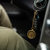 Compass Key Chain | Antiqued Brass