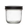 Jar | Glass | Black Lid