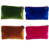 velvet zipper bag - makeup by erin flett