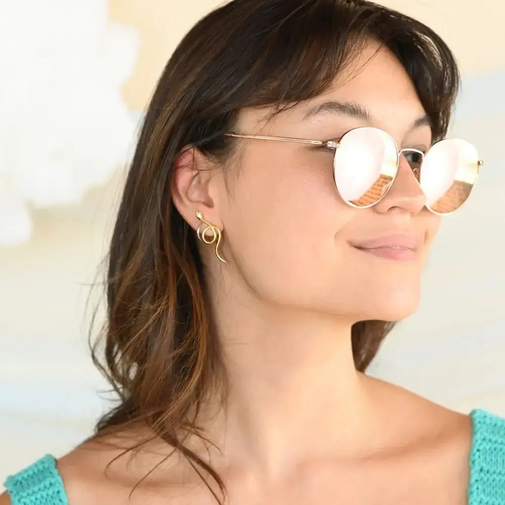 earrings - venus snake studs by peter and june