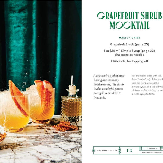 book - very merry cocktails by chronicle books