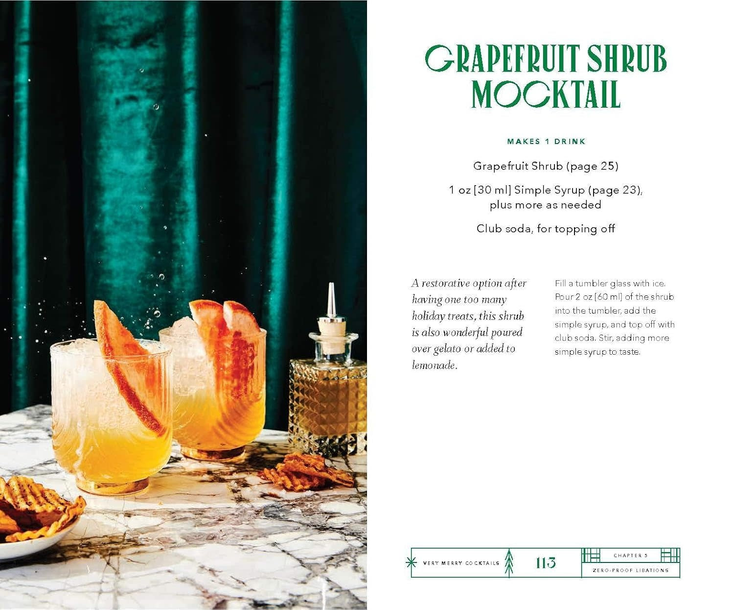 book - very merry cocktails by chronicle books