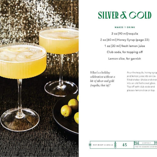 book - very merry cocktails by chronicle books