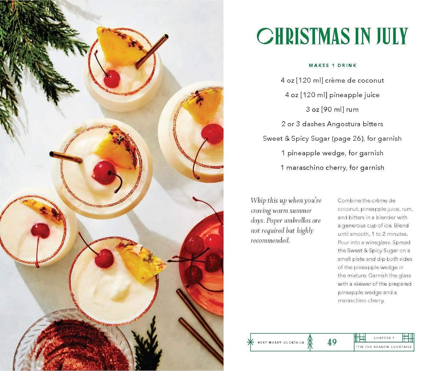 book - very merry cocktails by chronicle books